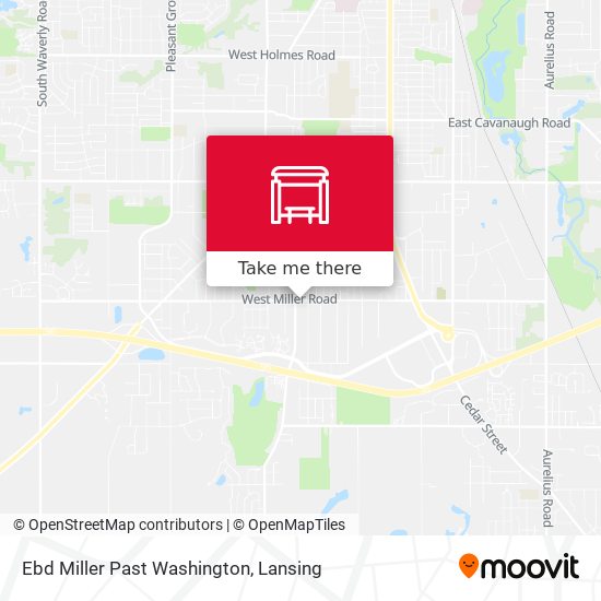 Mapa de Ebd Miller Past Washington