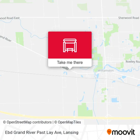 Mapa de Ebd Grand River Past Lay Ave