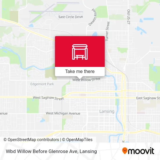 Mapa de Wbd Willow Before Glenrose Ave