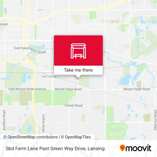 Mapa de Sbd Farm Lane Past Green Way Drive