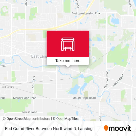 Mapa de Ebd Grand River Between Northwind D