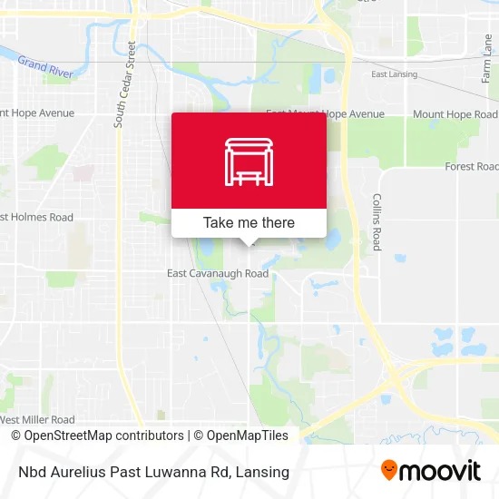 Mapa de Nbd Aurelius Past Luwanna Rd