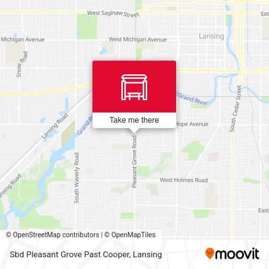 Mapa de Sbd Pleasant Grove Past Cooper