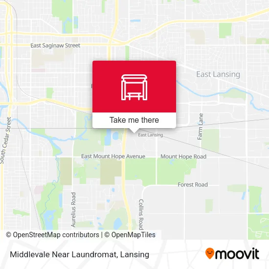 Mapa de Middlevale Near Laundromat
