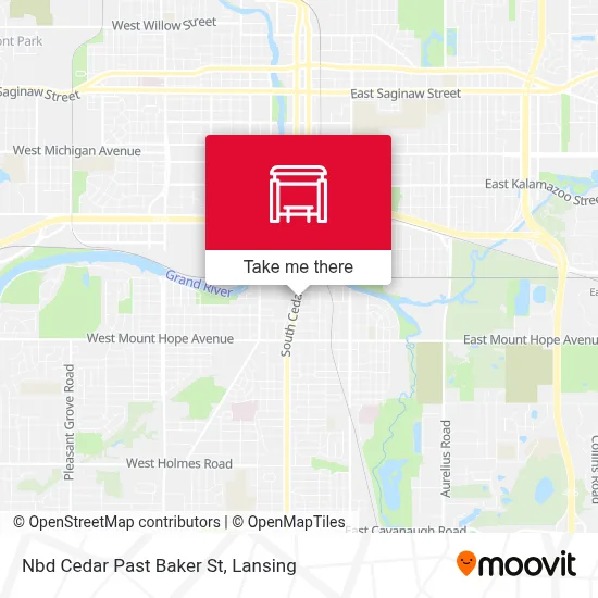 Nbd Cedar Past Baker St map