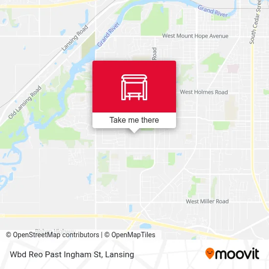 Wbd Reo Past Ingham St map