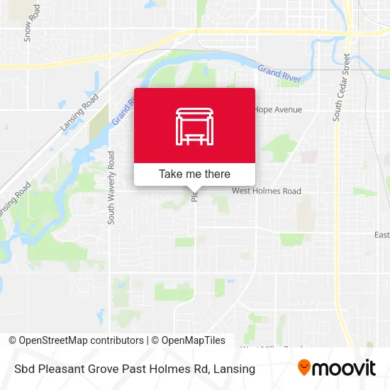 Mapa de Sbd Pleasant Grove Past Holmes Rd