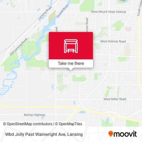 Mapa de Wbd Jolly Past Wainwright Ave