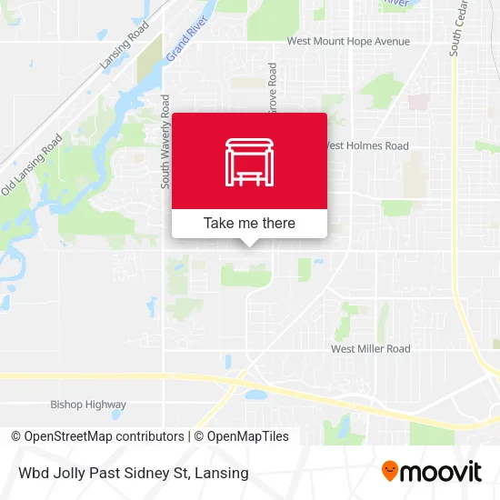 Mapa de Wbd Jolly Past Sidney St