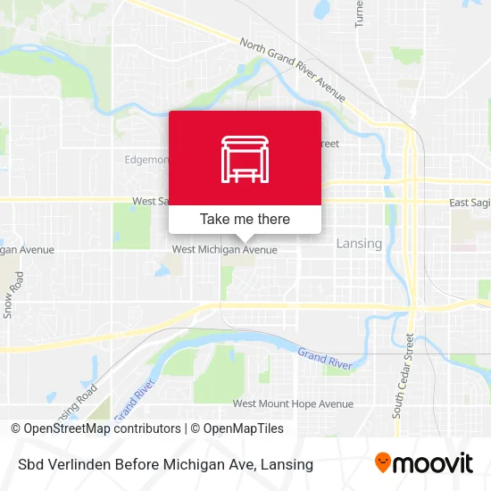 Mapa de Sbd Verlinden Before Michigan Ave