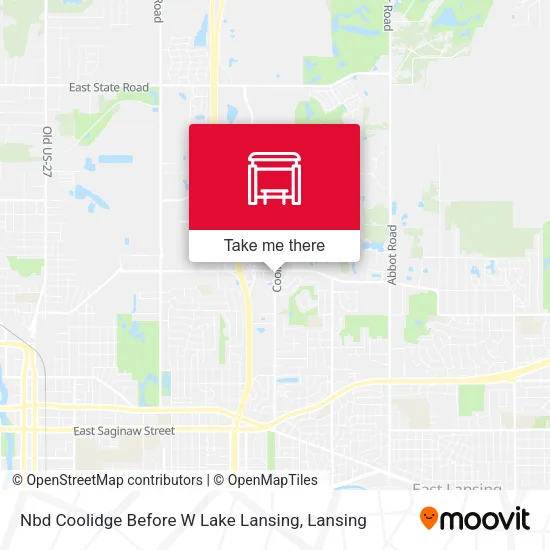 Mapa de Nbd Coolidge Before W Lake Lansing