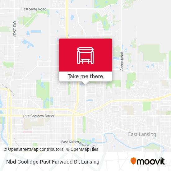 Mapa de Nbd Coolidge Past Farwood Dr