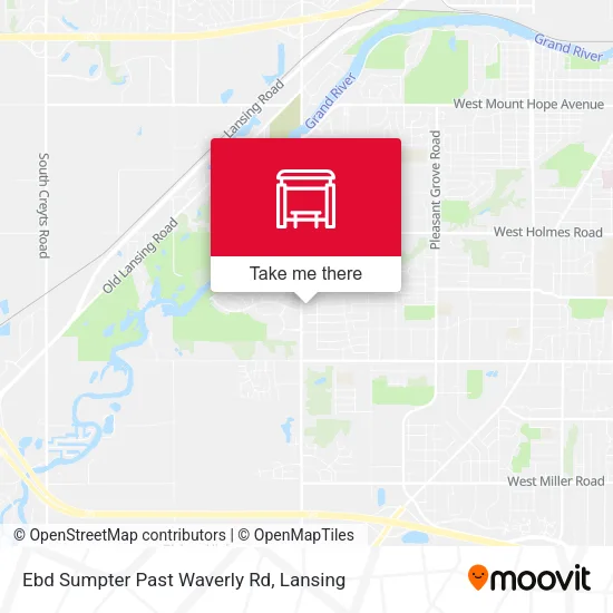 Mapa de Ebd Sumpter Past Waverly Rd