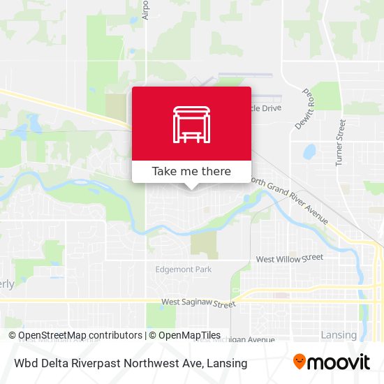 Mapa de Wbd Delta Riverpast Northwest Ave