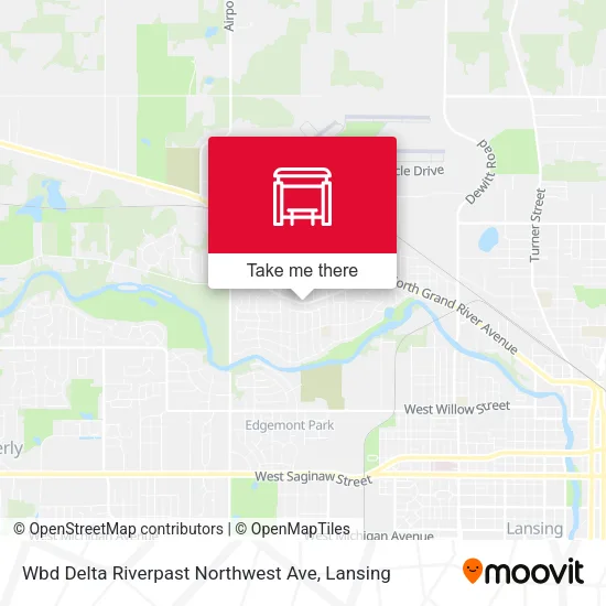 Mapa de Wbd Delta Riverpast Northwest Ave