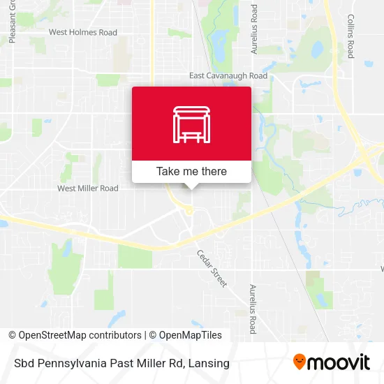 Mapa de Sbd Pennsylvania Past Miller Rd