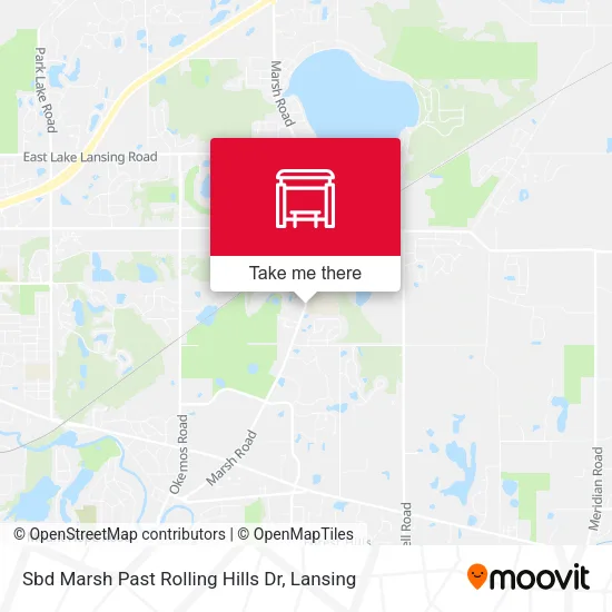 Mapa de Sbd Marsh Past Rolling Hills Dr