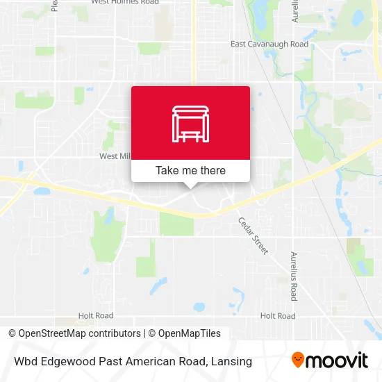 Mapa de Wbd Edgewood Past American Road