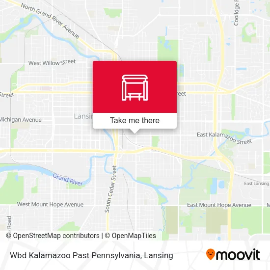 Mapa de Wbd Kalamazoo Past Pennsylvania