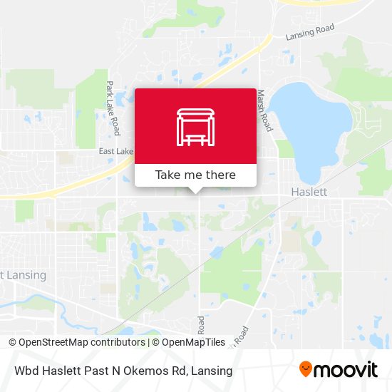 Mapa de Wbd Haslett Past N Okemos Rd