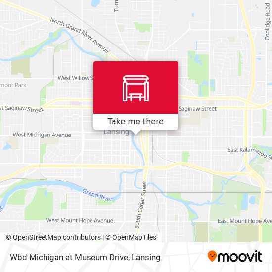 Wbd Michigan at Museum Drive map