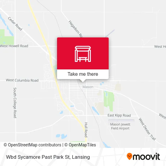 Mapa de Wbd Sycamore Past Park St
