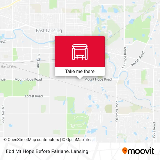 Mapa de Ebd Mt Hope Before Fairlane