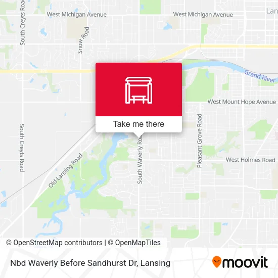 Mapa de Nbd Waverly Before Sandhurst Dr