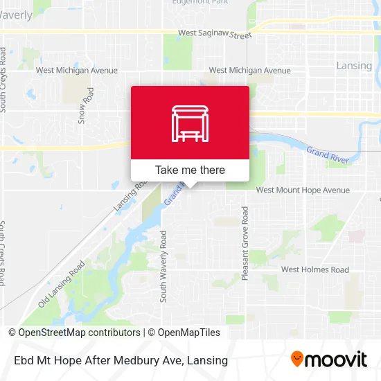 Mapa de Ebd Mt Hope After Medbury Ave