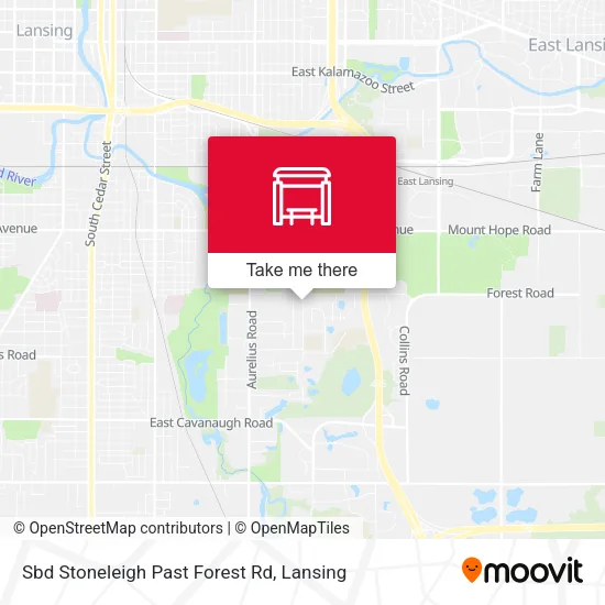 Mapa de Sbd Stoneleigh Past Forest Rd