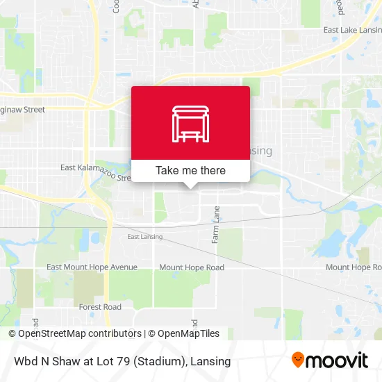 Mapa de Wbd N Shaw at Lot 79 (Stadium)