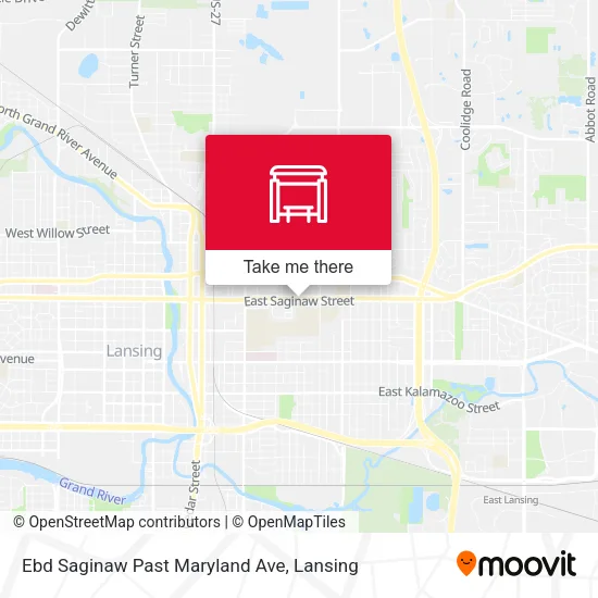 Mapa de Ebd Saginaw Past Maryland Ave
