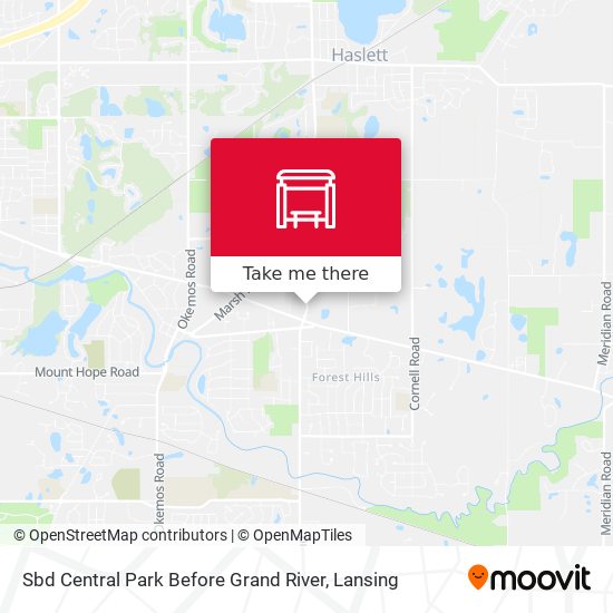 Mapa de Sbd Central Park Before Grand River