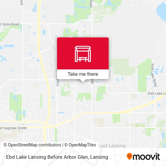 Mapa de Ebd Lake Lansing Before Arbor Glen