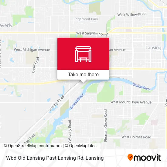 Wbd Old Lansing Past Lansing Rd map