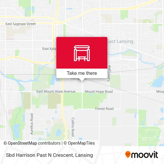 Mapa de Sbd Harrison Past N Crescent