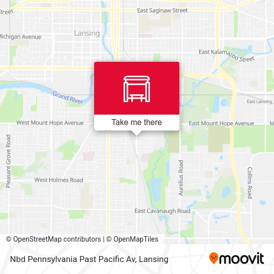 Mapa de Nbd Pennsylvania  Past Pacific Av
