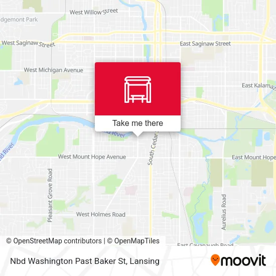 Mapa de Nbd Washington Past Baker St