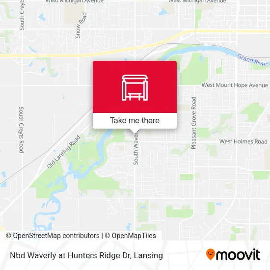 Mapa de Nbd Waverly at Hunters Ridge Dr