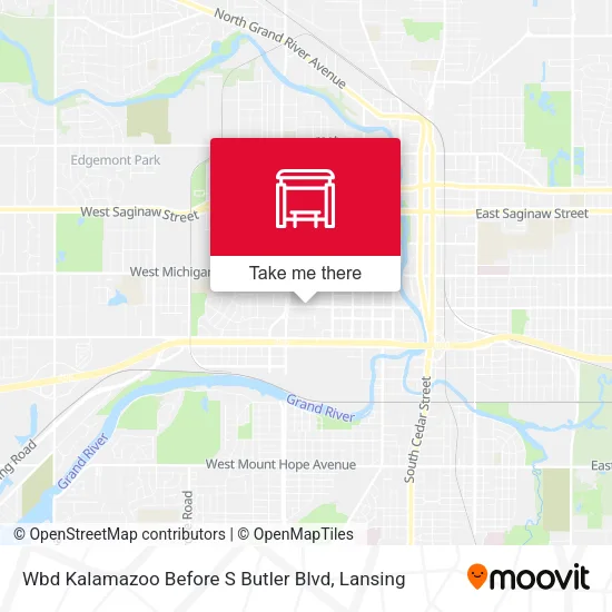 Mapa de Wbd Kalamazoo Before S Butler Blvd