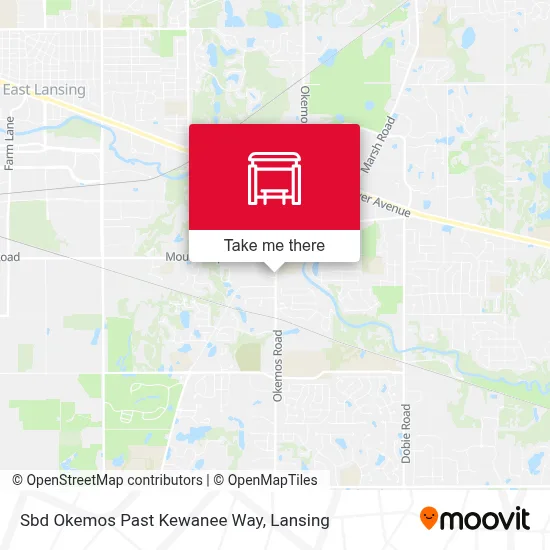 Sbd Okemos Past Kewanee Way map