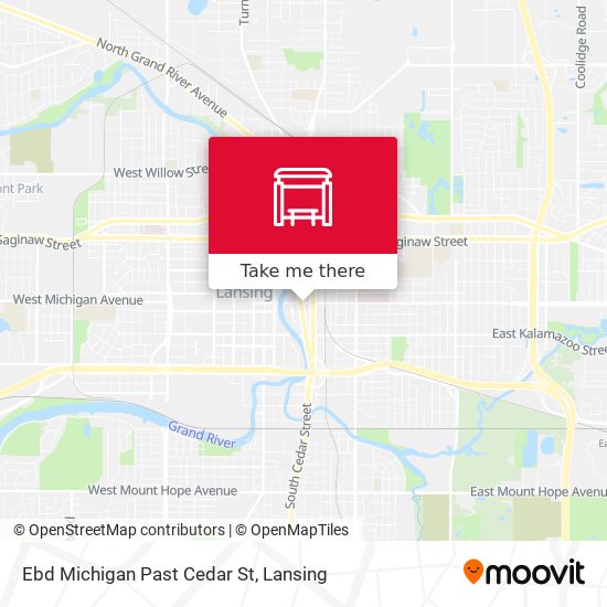 Ebd Michigan Past Cedar St map