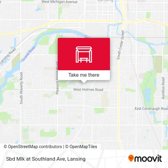 Mapa de Sbd Mlk at Southland Ave