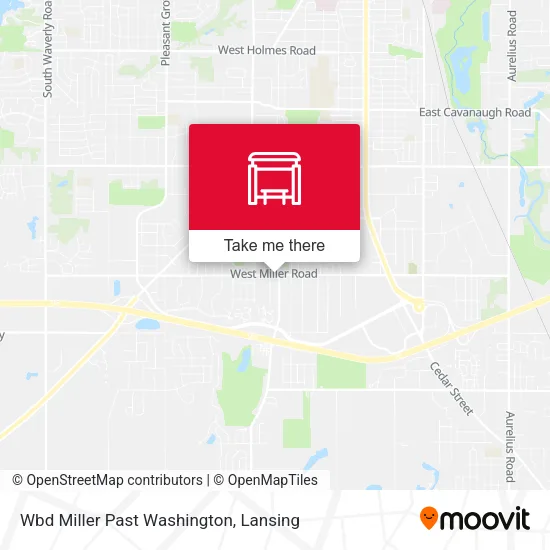 Mapa de Wbd Miller Past Washington