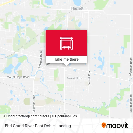 Mapa de Ebd Grand River Past Dobie