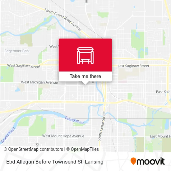 Mapa de Ebd Allegan Before Townsend St