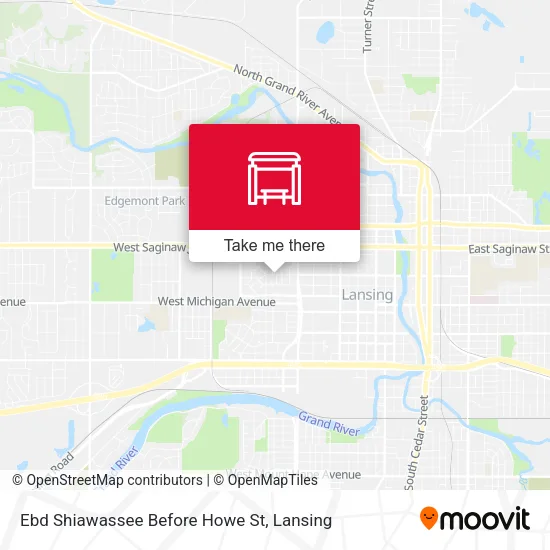 Mapa de Ebd Shiawassee Before Howe St