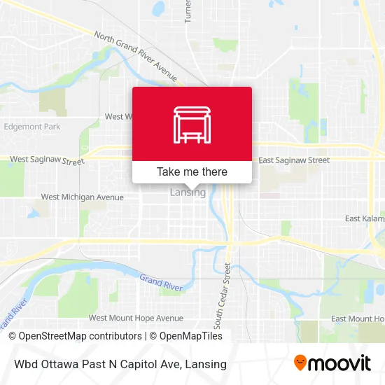 Mapa de Wbd Ottawa Past N Capitol Ave
