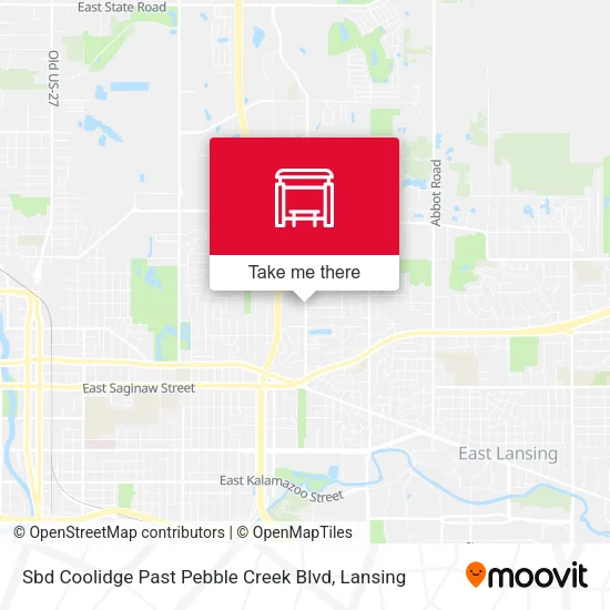 Mapa de Sbd Coolidge Past Pebble Creek Blvd