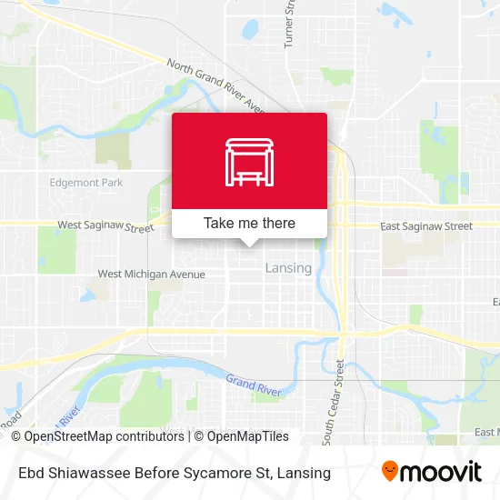 Mapa de Ebd Shiawassee Before Sycamore St